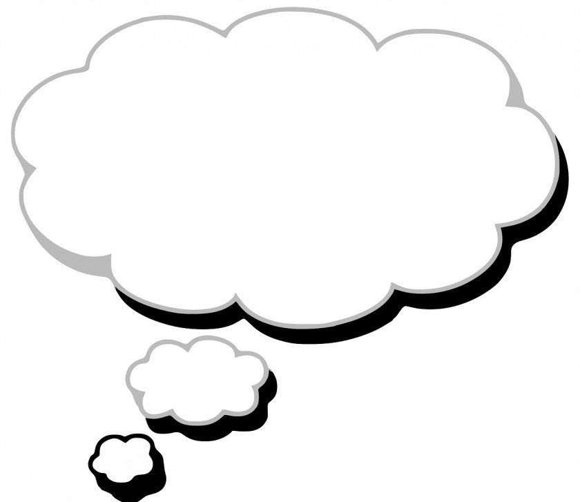 Dream Cloud Thought Speech Balloon Clip Art PNG