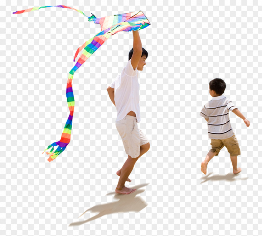 Father And Son Fly Kite Child Stock Photography PNG