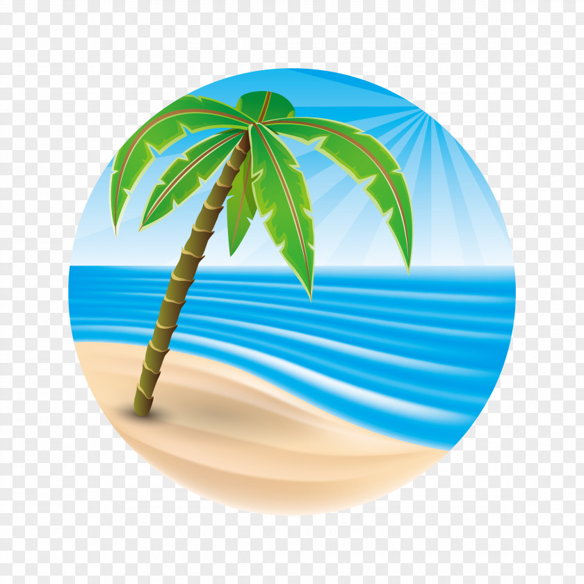 Sea Island,coconut,Coco,tourism,Great Cartoon Icon PNG