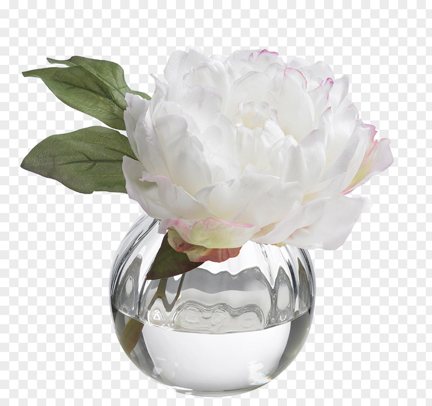 Vase Flower Bouquet Peony Glass PNG