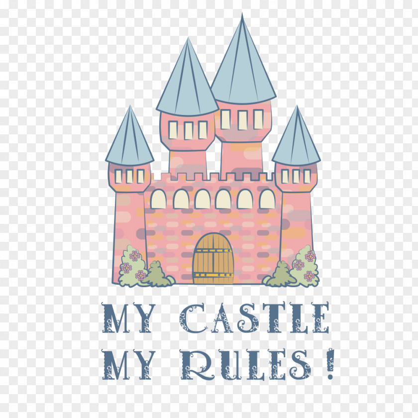 Castle Printing T-shirt PNG