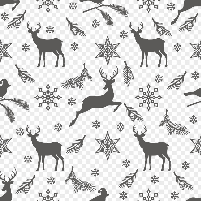 Gray Christmas Element Background PNG