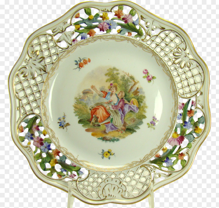 Hand Painted Tableware Porcelain Plate Saucer Ceramic PNG