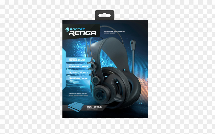 Headphones ROCCAT Renga Audio Gamer PNG