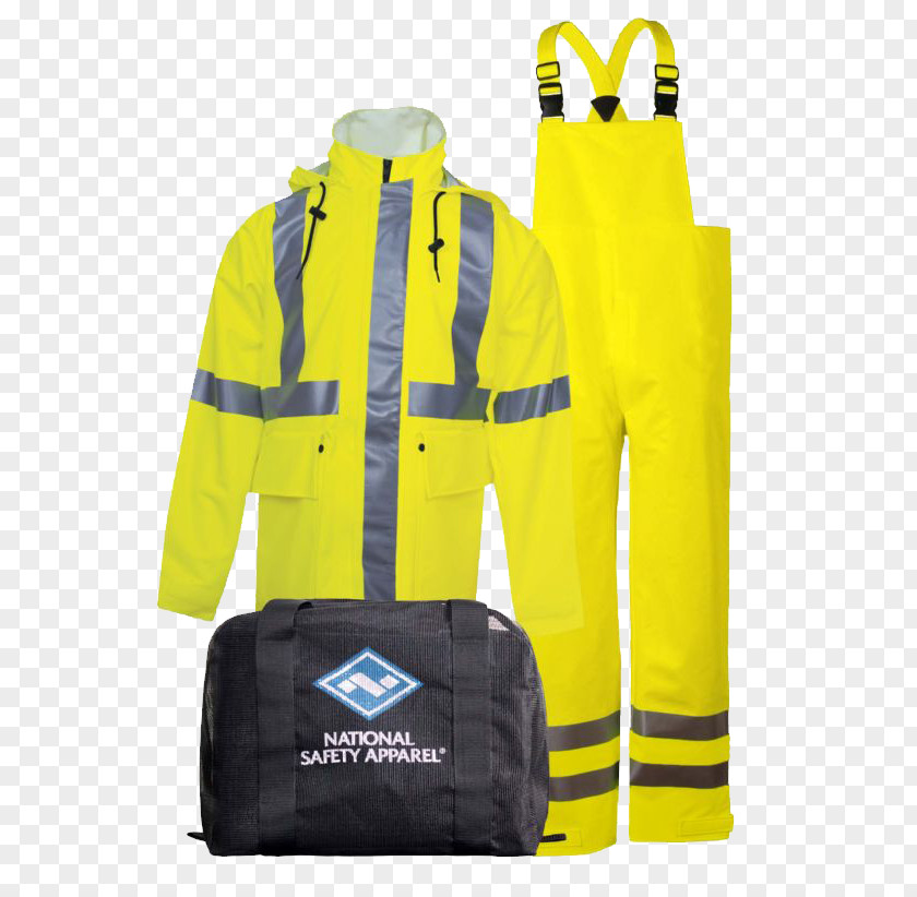 Jacket National Safety Apparel, Inc. High-visibility Clothing Personal Protective Equipment Raincoat PNG