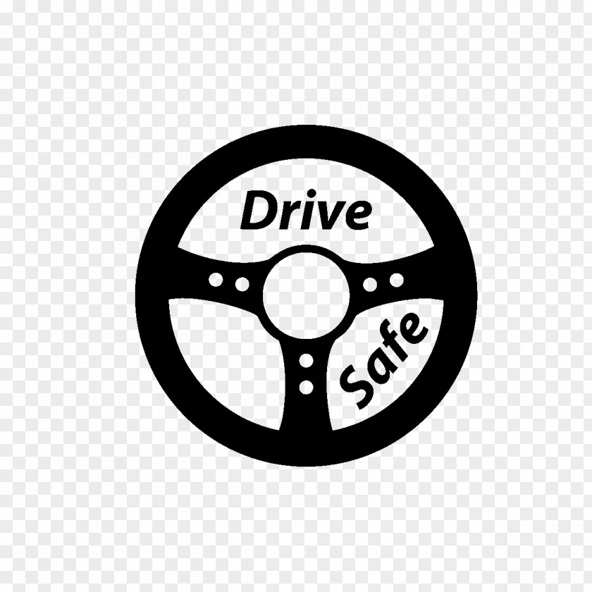 DRIVE SAFE Car Motor Vehicle Steering Wheels Stock Photography PNG