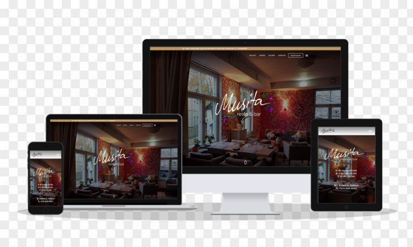 Restaurant Management Bar Hospitality Industry Responsive Web Design PNG