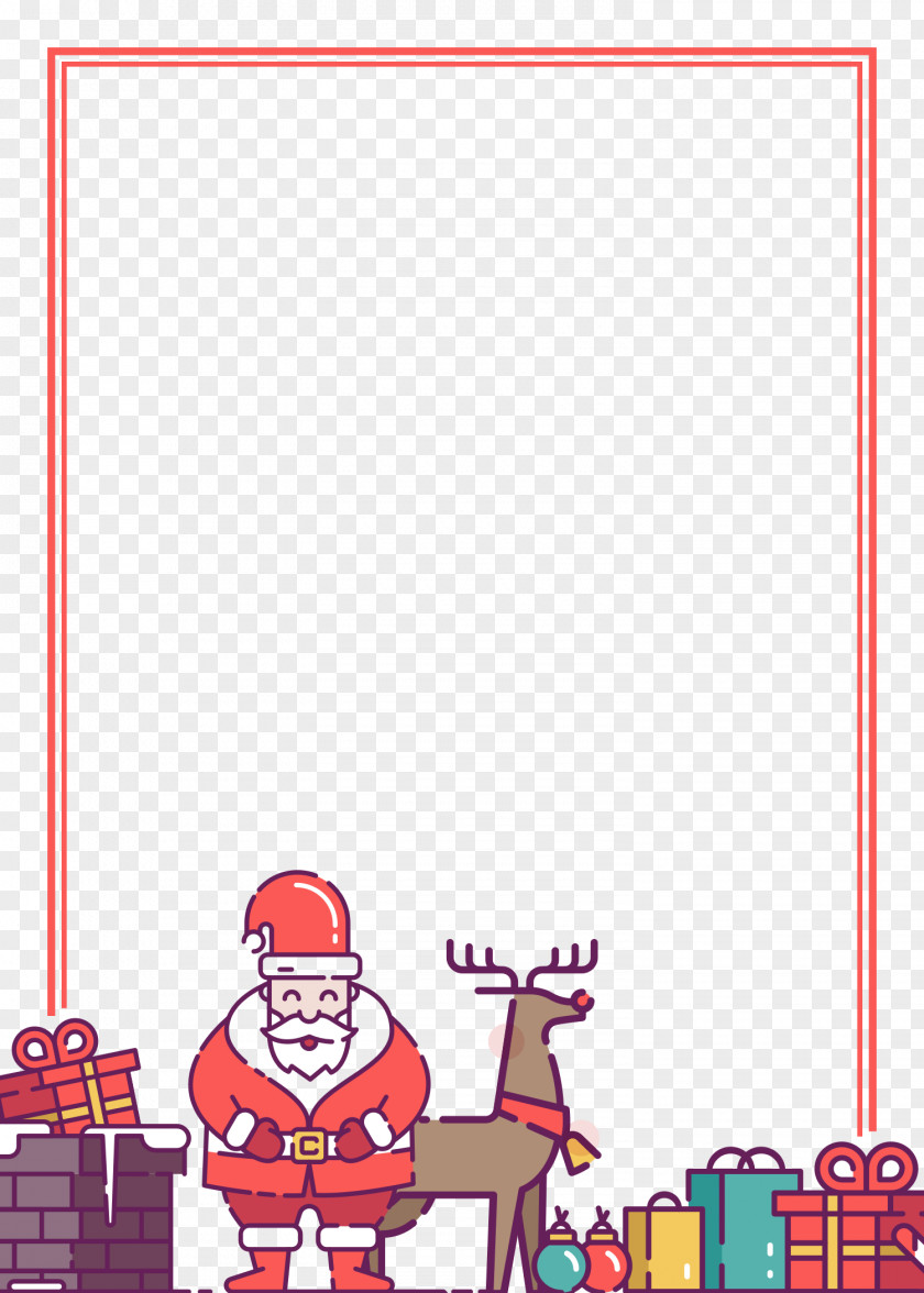 Santa Claus Reindeer Clip Art Christmas Day Illustration PNG