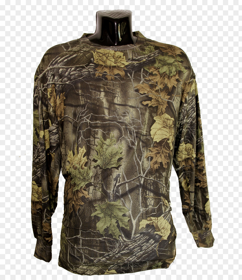 T-shirt Long-sleeved Camouflage Game Call PNG