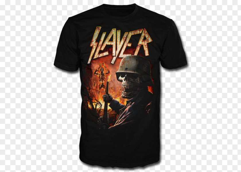 T-shirt Slayer Heavy Metal Reign In Blood Clothing PNG
