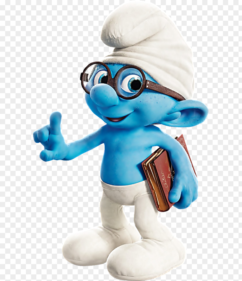 Brainy Smurf Papa Grouchy Smurfette Hefty PNG