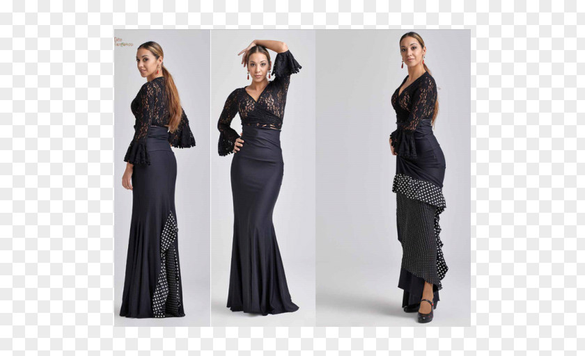 Dress Little Black T-shirt Fashion Traje De Flamenca PNG