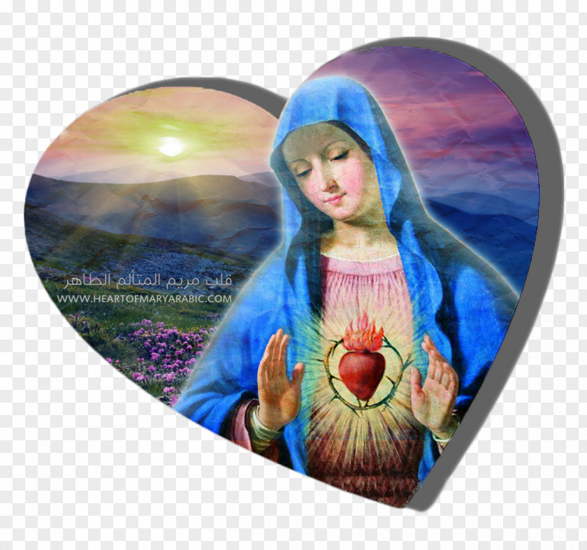 Immaculate Heart Of Mary Nazareth Gabriel New Testament Saint Icon PNG