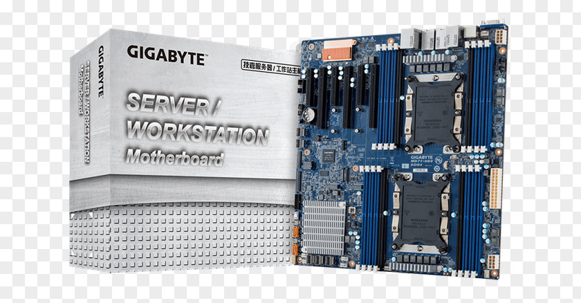 Intel Xeon Motherboard Central Processing Unit Gigabyte Technology PNG