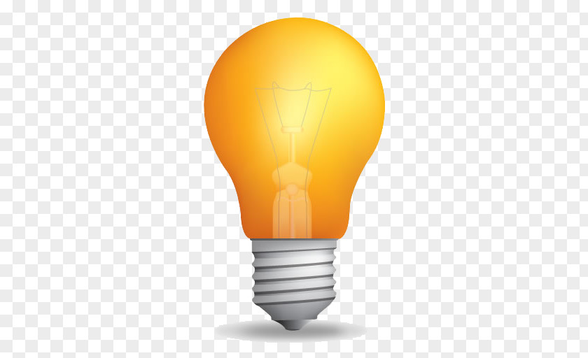 Light Bulb Incandescent Color Icon PNG