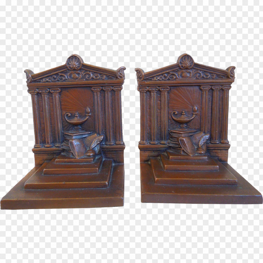 Art Deco Furniture Bookend Antique PNG