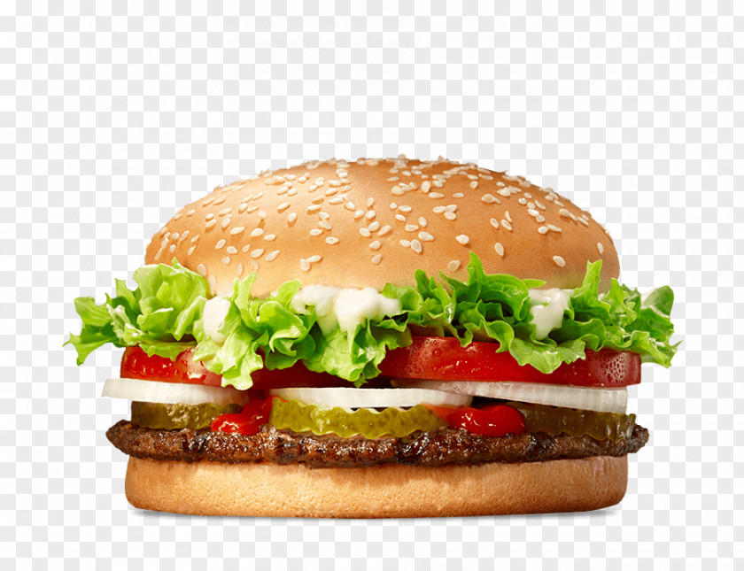 Burger King Whopper Hamburger Cheeseburger Fast Food KFC PNG