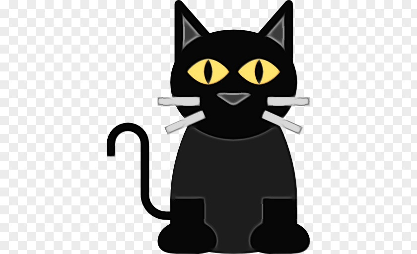 Cat Black Basset Hound Puffy Fluffy PNG