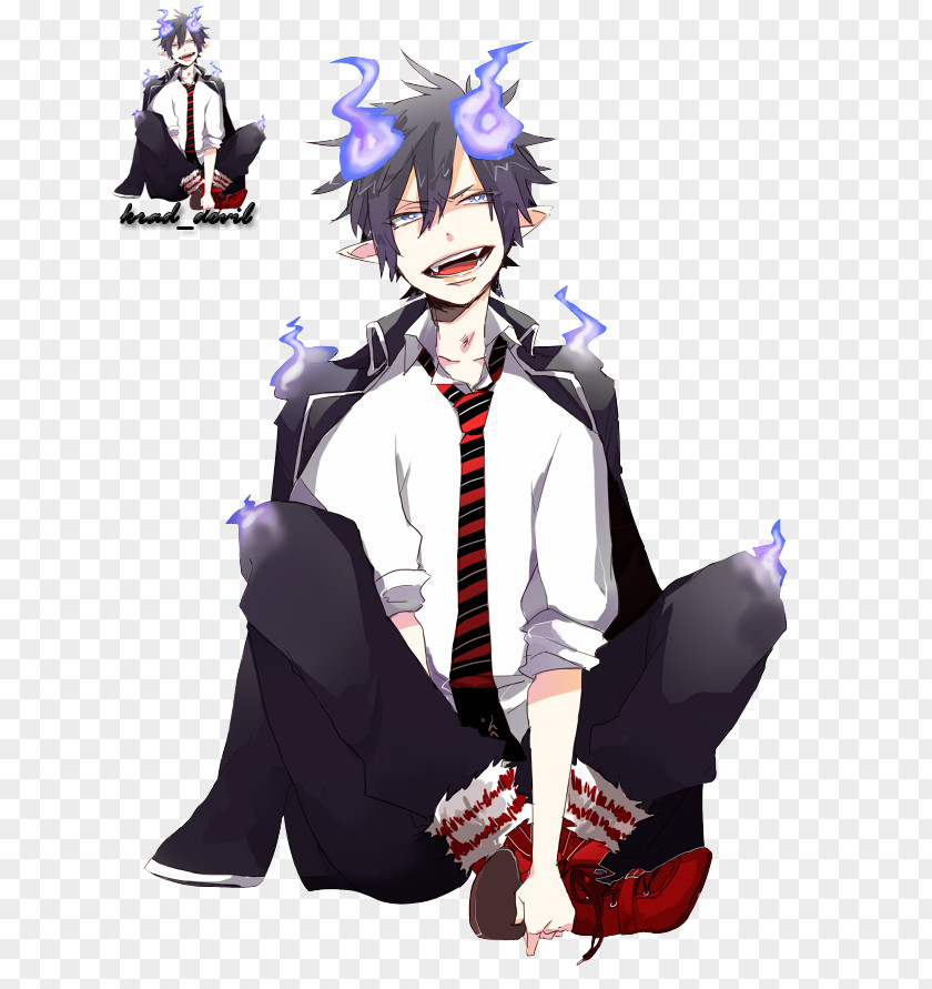 Cosplay Rin Okumura Yukio Blue Exorcist PNG