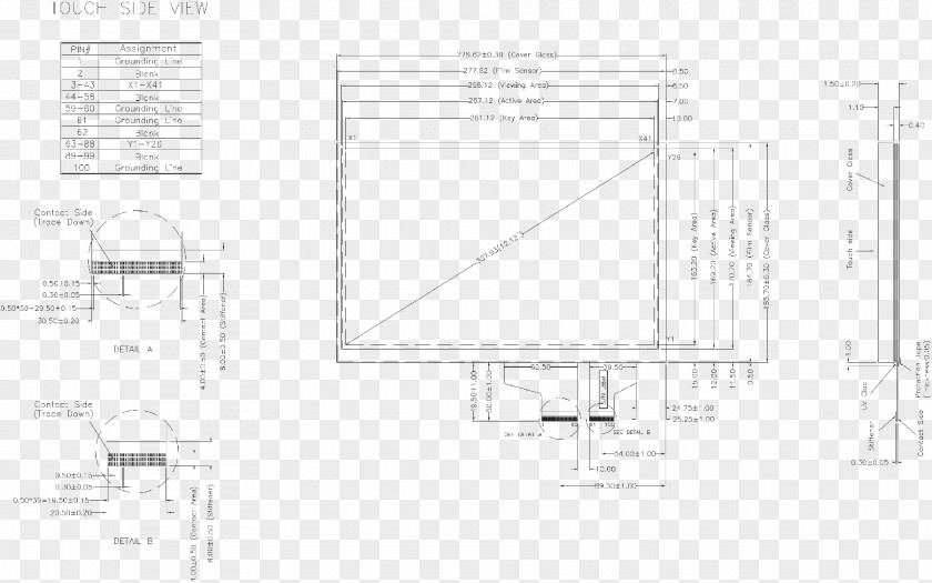 Glass Display Panels Paper Drawing Diagram Pattern PNG