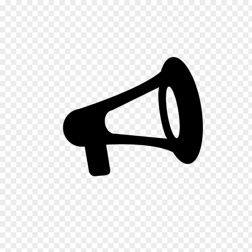 Megaphone Black & White Logo Video Game PNG