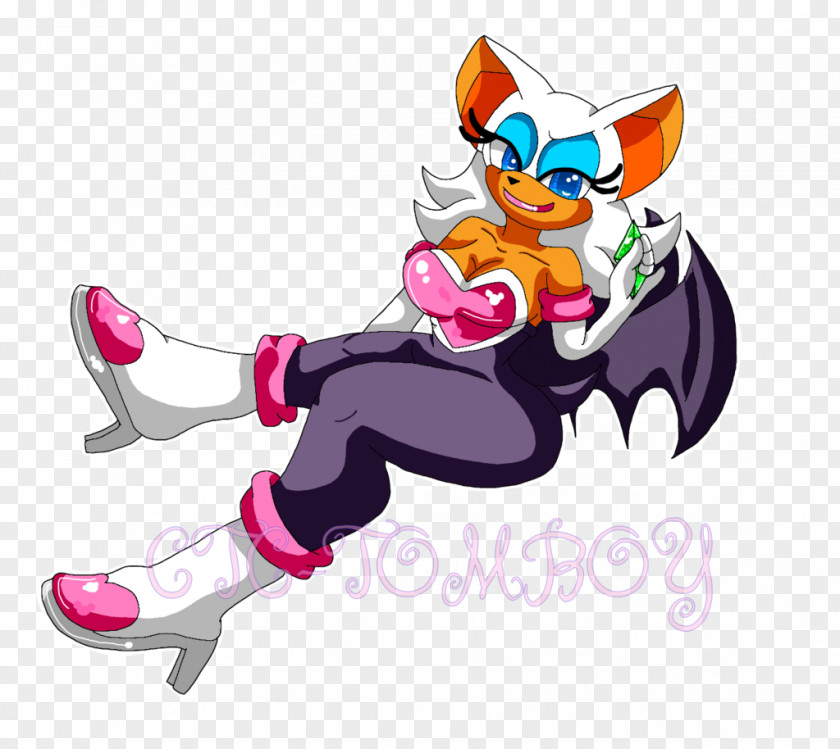 Rouge The Bat Tail Legendary Creature Clip Art PNG