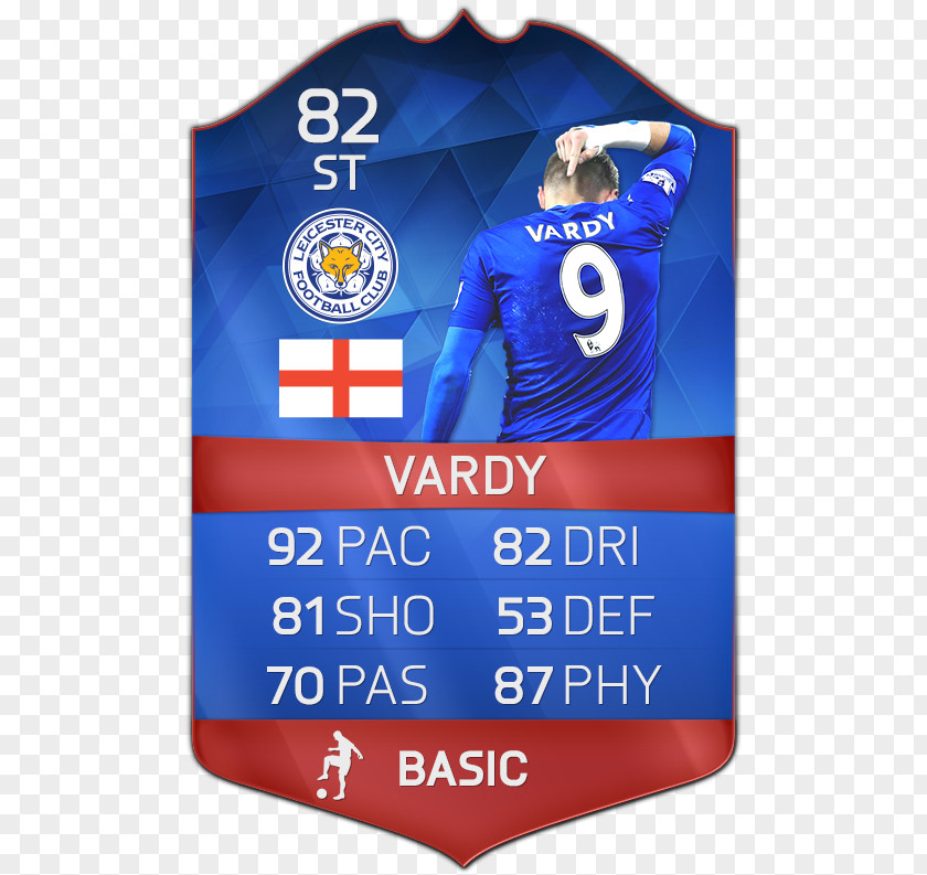 Vardy FIFA 16 17 Leicester City F.C. 18 Football Player PNG