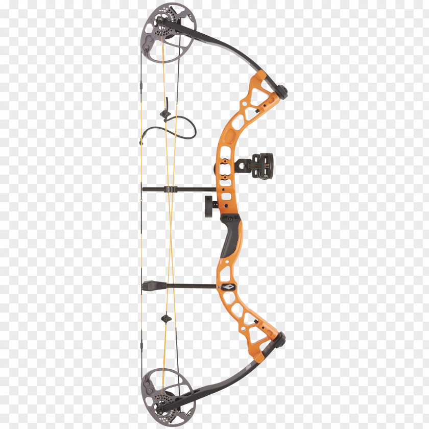 Archery Compound Bows Hunting Bow And Arrow Orange PNG