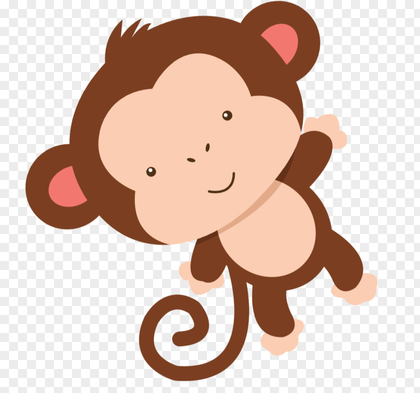 Baby Monkey Shower Infant Child Diaper Clip Art PNG