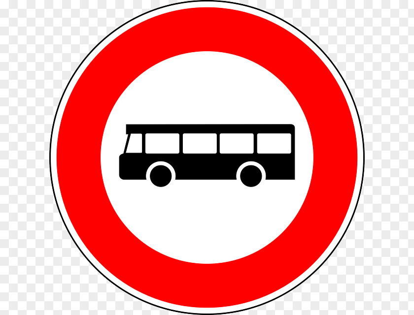 Bus Traffic Sign Road Senyal PNG