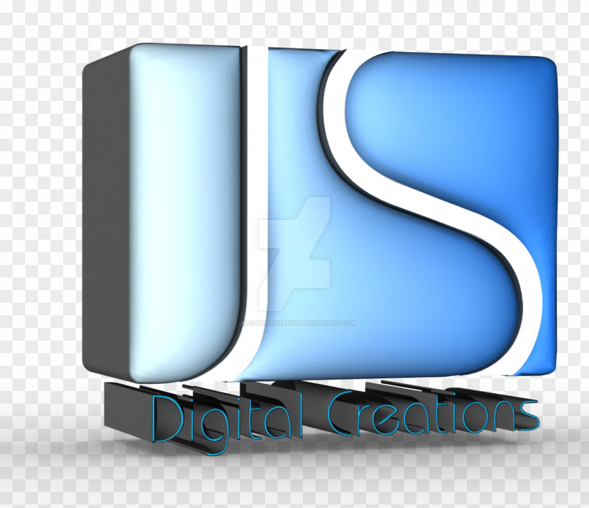 Creative Digital Logo 3D Computer Graphics JavaScript Modeling PNG
