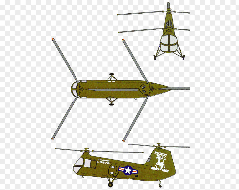 Helicopter Rotor Piasecki HUP Retriever H-21 Boeing Vertol CH-46 Sea Knight PNG