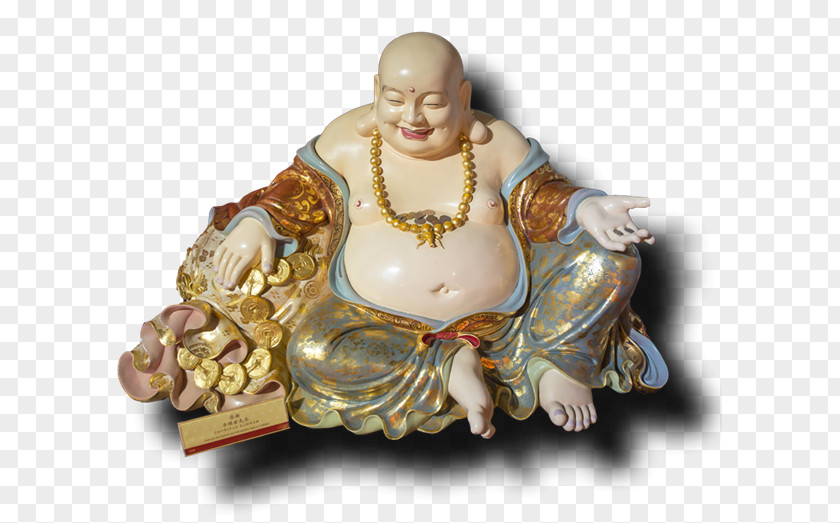 Malaysian Money Statue Figurine Gautama Buddha PNG