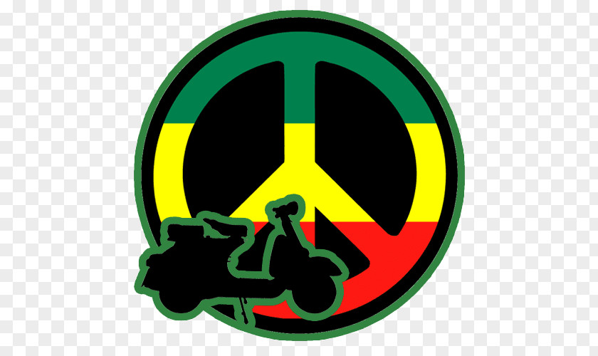Reggae Peace Symbols Love Sticker PNG