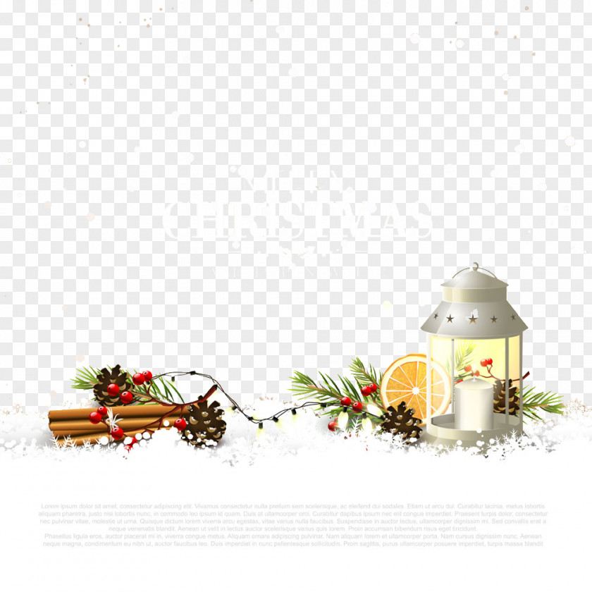 Christmas Snow Scene Buckle Clip Free HD Card Stock Photography Art PNG