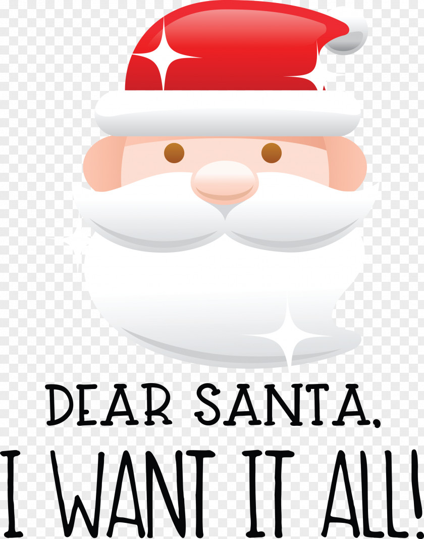 Dear Santa Christmas PNG