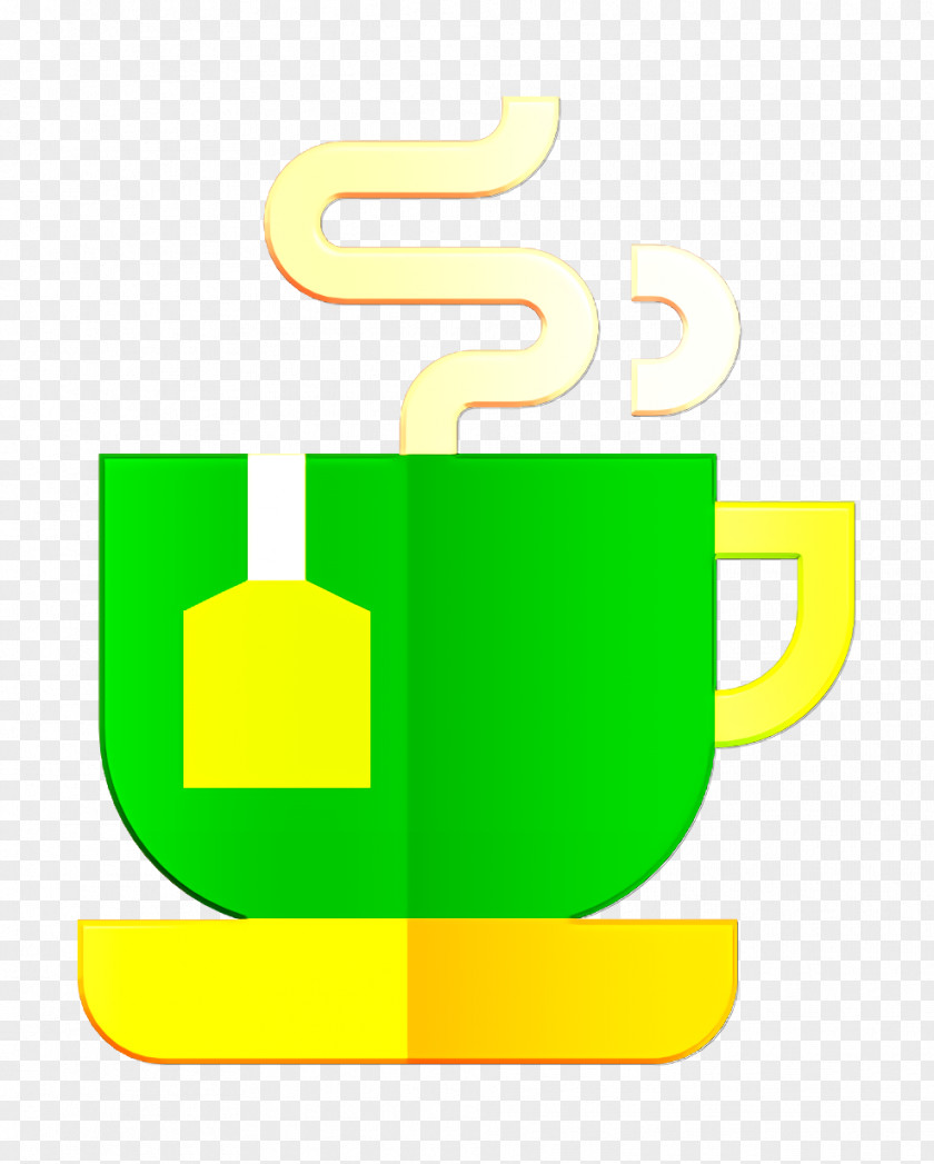 Tea Icon Asian Food Restaurant Green PNG