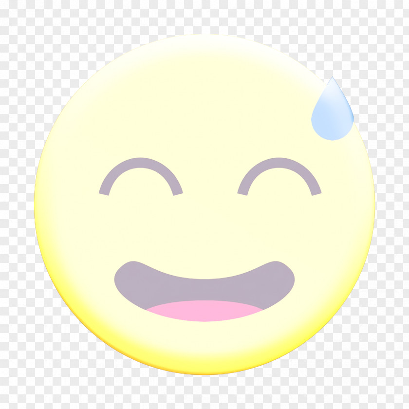 Cartoon Cheek Embarrass Icon Emoji Emoticon PNG