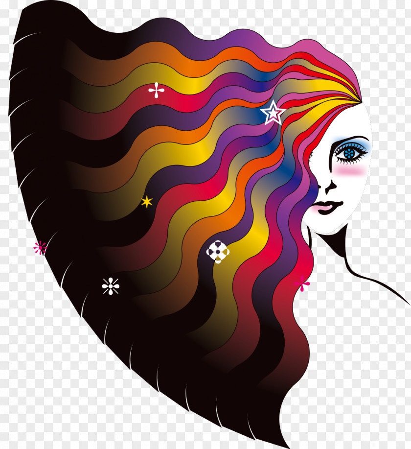 Creative Hair Capelli Graphic Design PNG