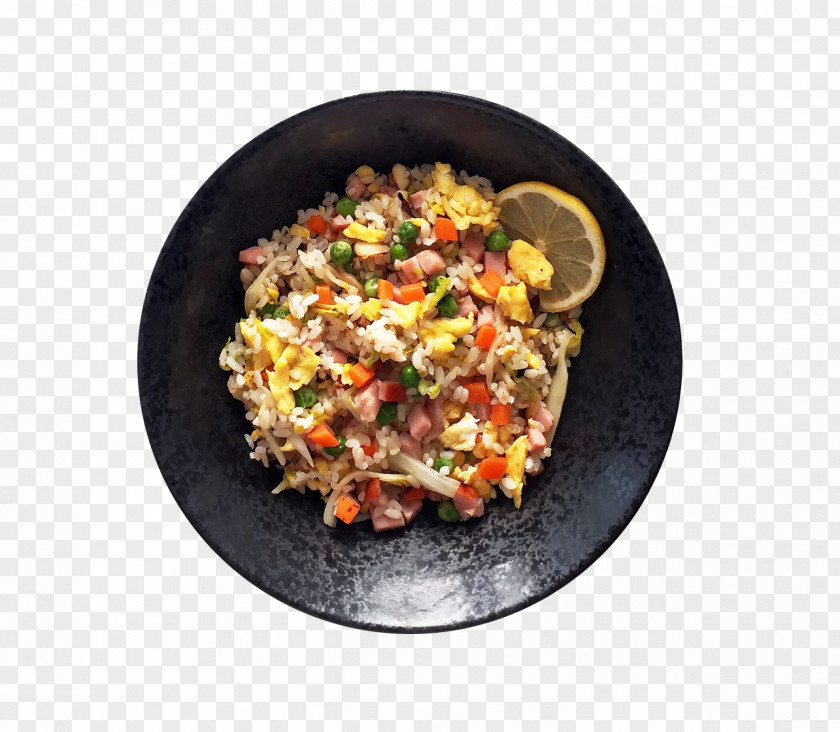 Delicious Fried Rice Yangzhou Breakfast Ham Vegetarian Cuisine PNG
