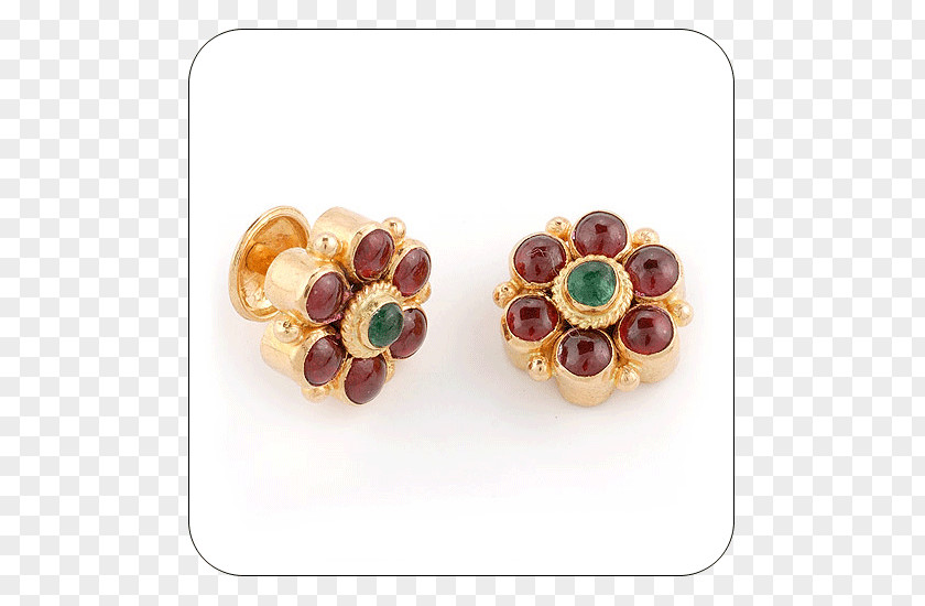 Gemstone Earring Bead PNG