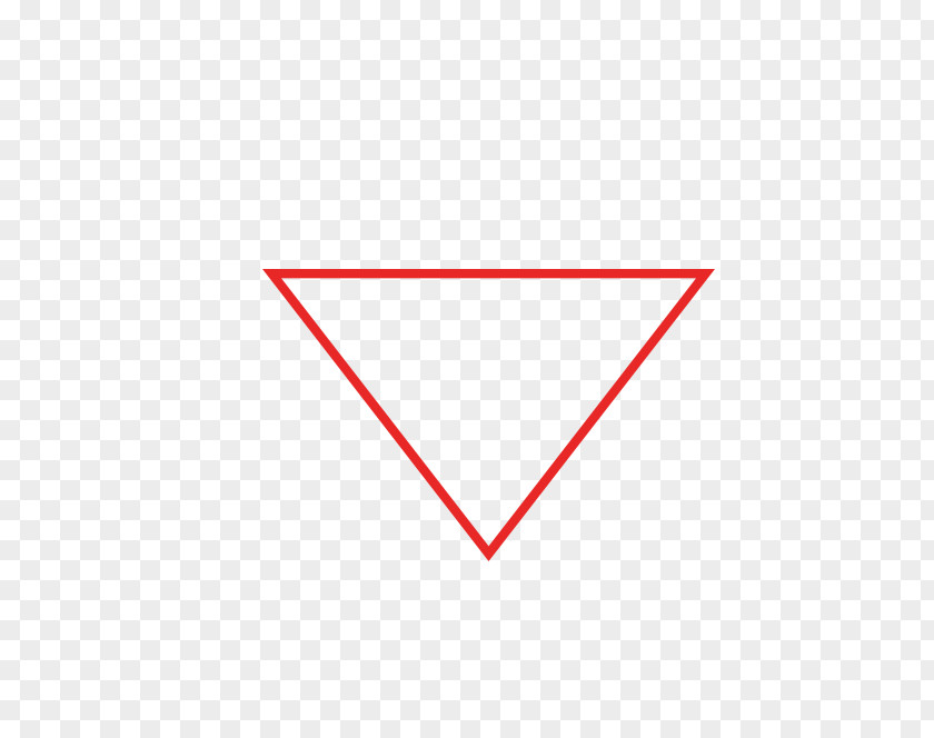 Inverted Triangle Red Trigonometry PNG