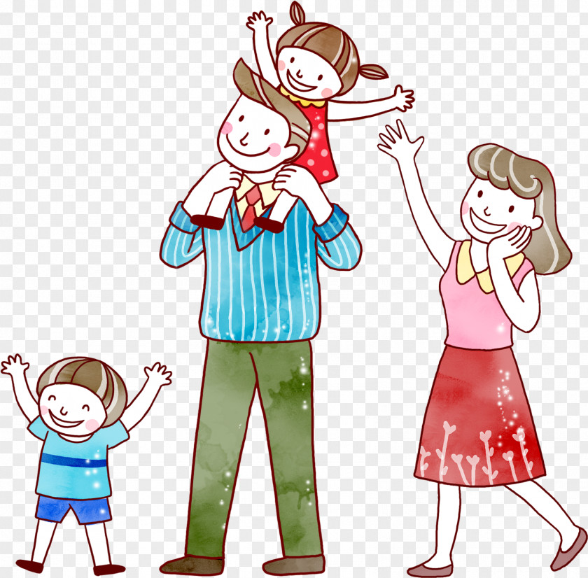 Mothers Day Cartoon Images Child Family Vector Graphics Image PNG