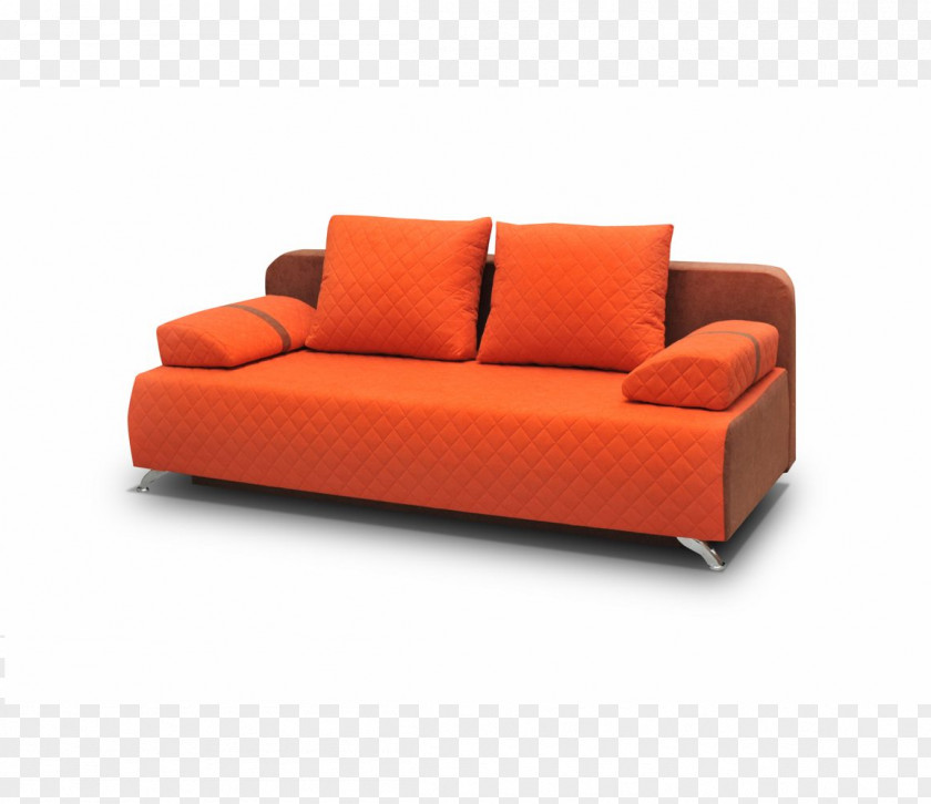 Orange Couch Furniture Canapé Green PNG