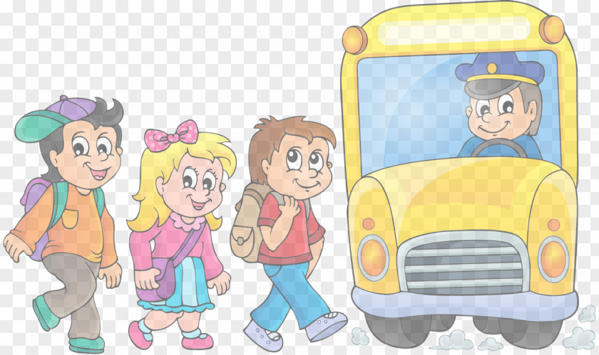 Playset Child School Bus PNG