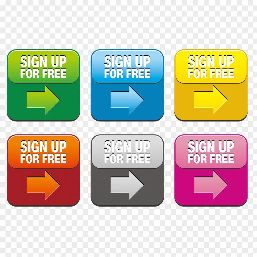 Register Button Color Pages Download Icon PNG