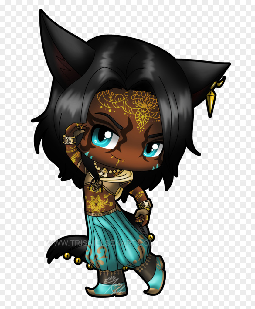 Tiger Lily Final Fantasy XIV Commission Art Kirara PNG