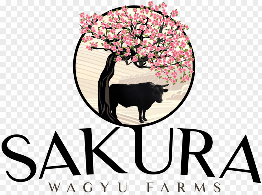 Wagyu Cattle Organization Logo Farm PNG