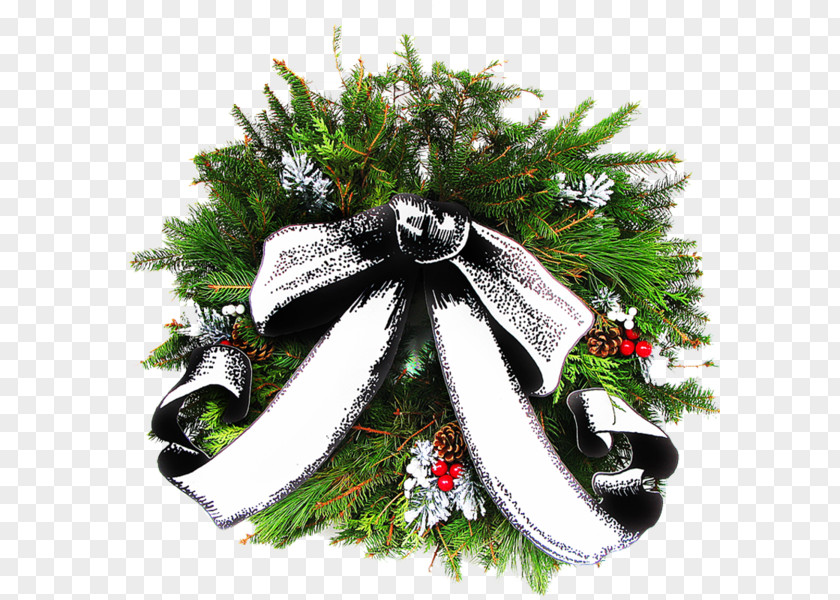 Christmas Ornament Wreath PNG