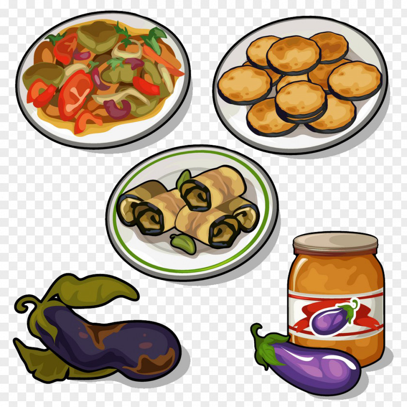 Eggplant Dishes Chili Con Carne Fast Food Clip Art PNG